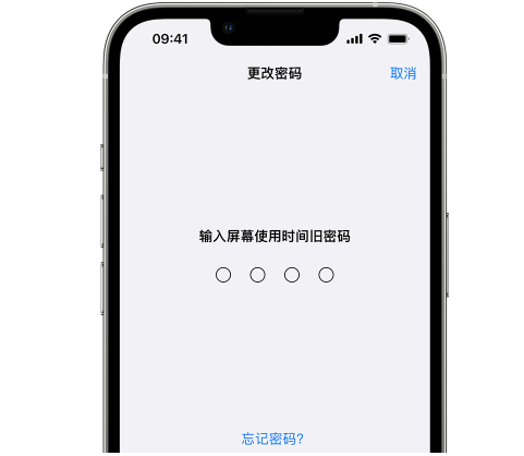 沧县iPhone屏幕维修分享iPhone屏幕使用时间密码忘记了怎么办 