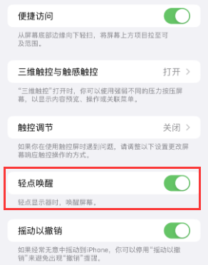 沧县苹果授权维修站分享iPhone轻点无法唤醒怎么办