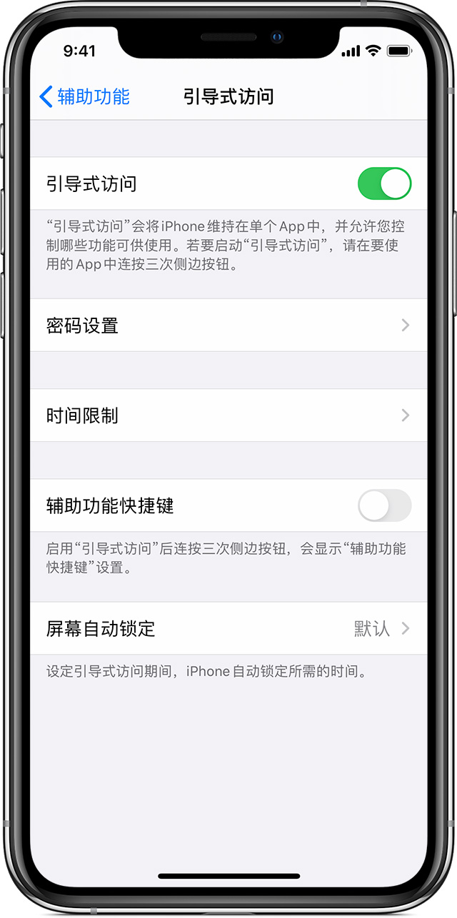 沧县苹果手机维修分享如何在 iPhone 上退出引导式访问 